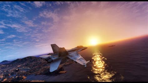 GTA 6 Graphics FIGHTER JET F A 18C Hornet MOD REDUX Ultra Realistic