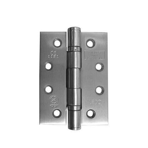 Frelan Hardware Pair Of Grade 13 Fire Rated Stainless Steel Ball Bearing Door Hinges Satin