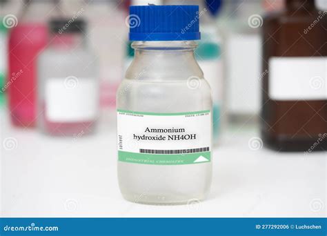 Ammonium Hydroxide Nh Oh Stock Photo Image Of Pungent