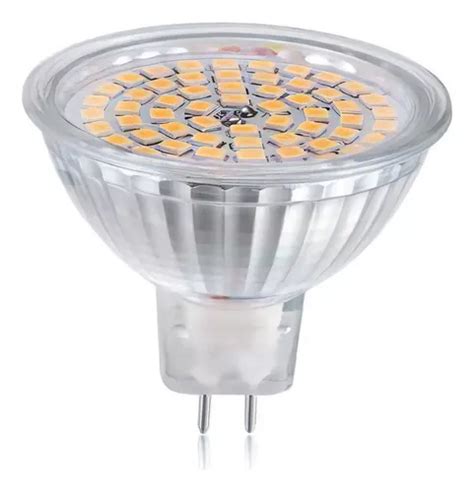 5 Lâmpada Led 12v Mr16 Gu5 3 Branco Quente Mercadolivre