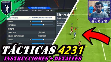 TÁCTICAS 4 2 3 1 en FIFA 23 ideal para empezar TODOS LOS DETALLES