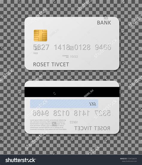 Real Visa Cards Front And Back Fingerprint Credit Cards' To Replace