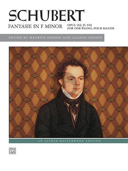 Fantasie F Minor Op D Piano Hands Franz Schubert