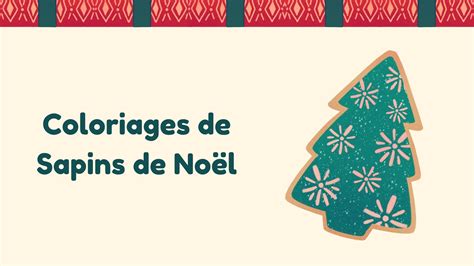 Coloriages de sapins de Noël