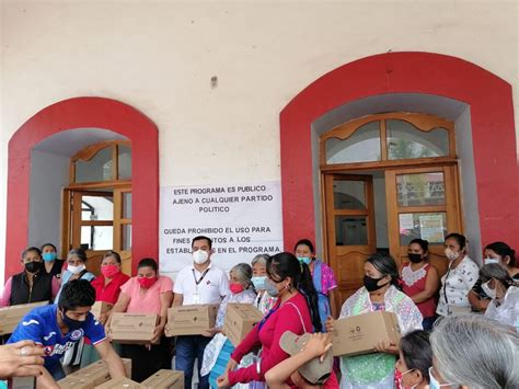 Ta Entrega Del Programa Para Jefas De Familia Del Municipio De Olintla