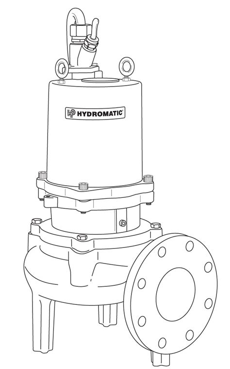 Pentair Hydromatic S4SD 4 Discharge Submersible Sewage Ejector