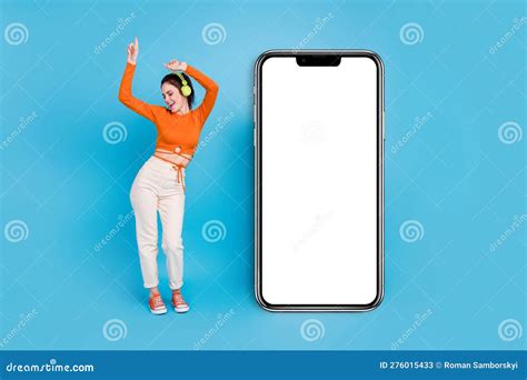 Full Body Photo Of Pretty Millennial Brunette Lady Dance Wear