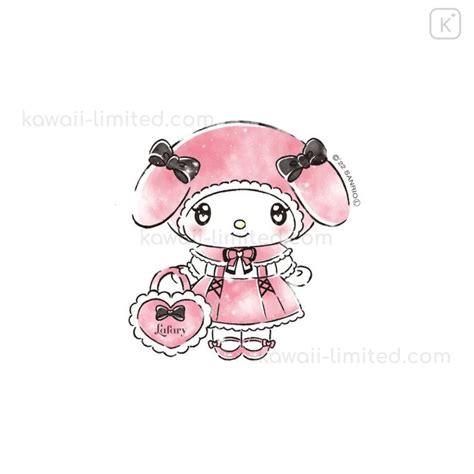 Japan Sanrio Vinyl Sticker My Melody Lady Kawaii Limited