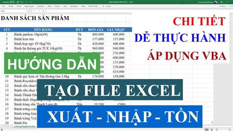 Hướng Dẫn Tạo File Quản Lý Xuất Nhập Tồn Trên Excel Chi Tiết Dễ Hiểu Làm được Ngay Blog