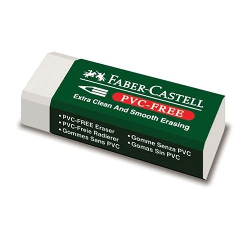 Zfa82 7085 20 Faber Castell Plastic Pencil Eraser With Sleeve Large Kookaburra Educational