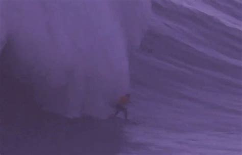 Big Wave Surfer Nearly Guillotined by Nazaré Monster (Clip)