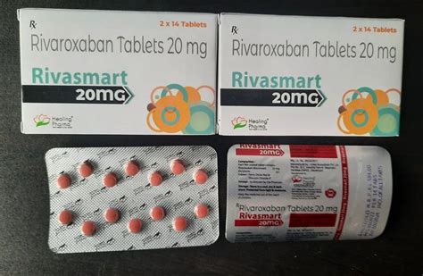Rivaroxaban Tablet Rivarox, 20 mg at Rs 594/stripe in Nagpur | ID ...
