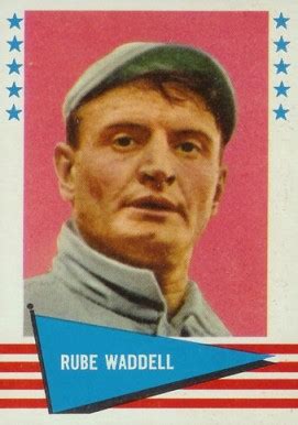 Fleer Baseball Greats Rube Waddell Baseball Card Value Price