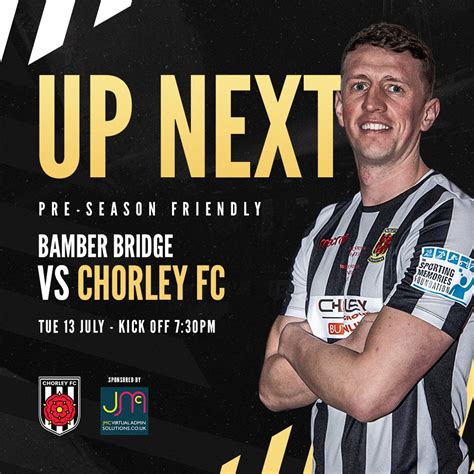 Chorley FC on Twitter: "🔜 PRE-SEASON Game 3 💪 Don't forget - if you want to attend the game at ...