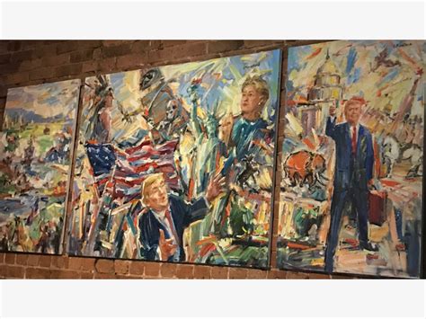 Pro Trump Art Gets Mixed Reception In East Village Bar East Village