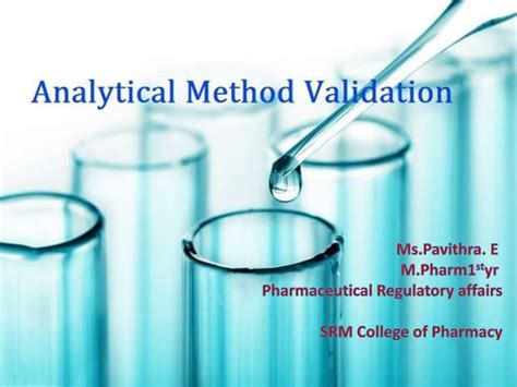 Analytical Method Validation