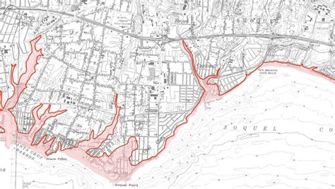 Maps Could A Tsunami In Santa Cruz County Reach Your Home Santa