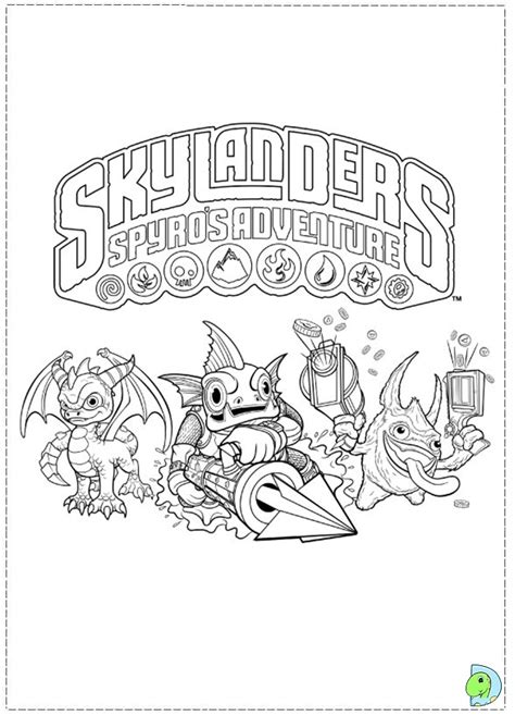 Skylanders Coloring page- DinoKids.org