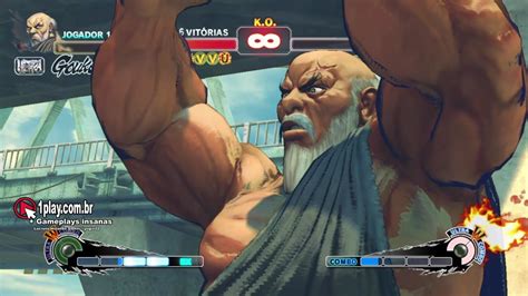 Ultra Street Fighter IV GOUKEN MESTRE DO KEN VS ROLENTO MISSÃO FINISH