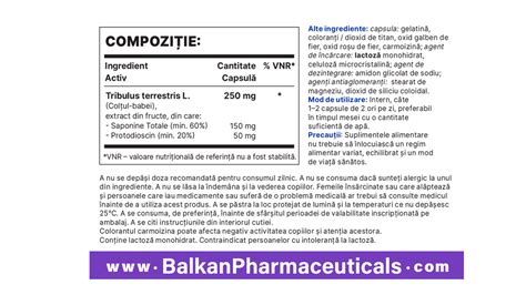 Tribull Tribulus Terrestris Balkanpharmaceuticals