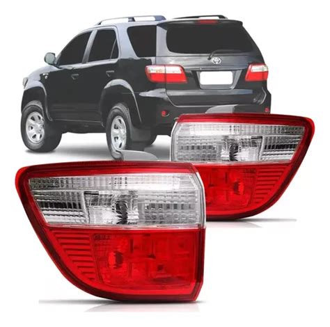 Lanterna Traseira Hilux Sw4 2009 2010 2011 Canto Bicolor Parcelamento