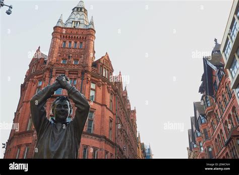 Bronze Statue Of Football Manager Brian Clough By Les Johnson