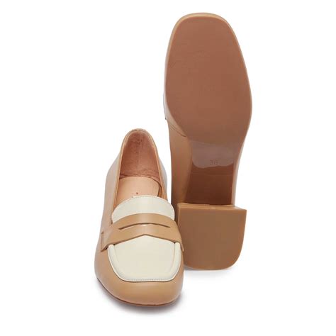 Nude Deri Kadın Topuklu Ayakkabı K25I1AY67809 Q9J Tergan