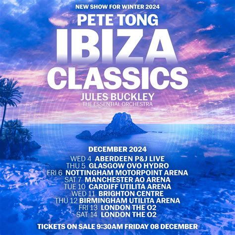 Pete Tong Cardiff Tickets Utilita Arena Cardiff