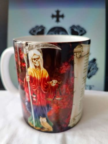 Taza Motivo Santa Muerte Bazar Velas Y Cosas