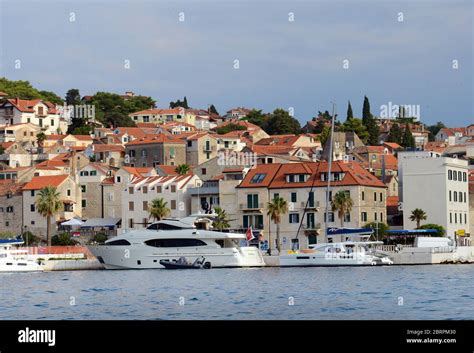 views  split   adriatic sea stock photo alamy