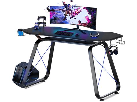 Mesa de escritorio gaming - MC GAMEPLAY DESK MC-HAUS, madera, Azul | MediaMarkt