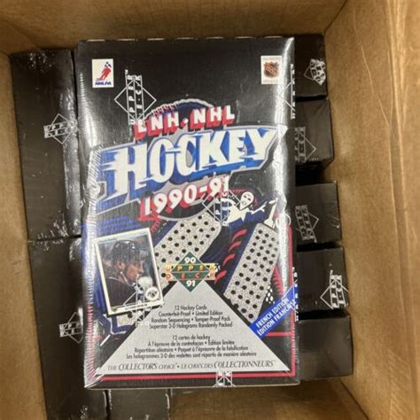 1990 91 Upper Deck Series 1 Hockey Sealed Box French Edition EBay