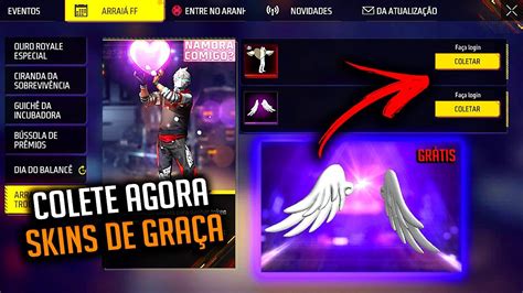 CORRE RESGATE GRÁTIS SKINS DO AMOR NOVO EMOTE DIA DOS NAMORADOS