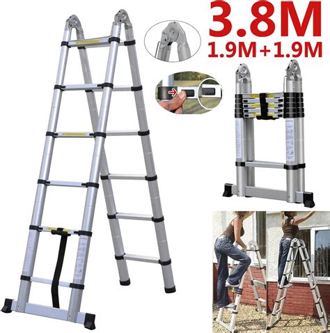 A Frame Telescopic Ladder M M M Folding Ladders