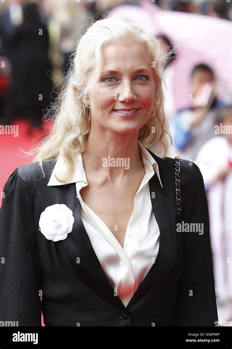 La Actriz Joely Richardson En El Teatro Bord Gais Fotograf As E