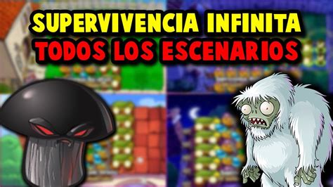 C Mo Desbloquear Todos Los Escenarios En Supervivencia Infinita Pvz Tb