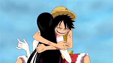 One Piece Luffy Hugs Hancock English Dub [hd] Youtube