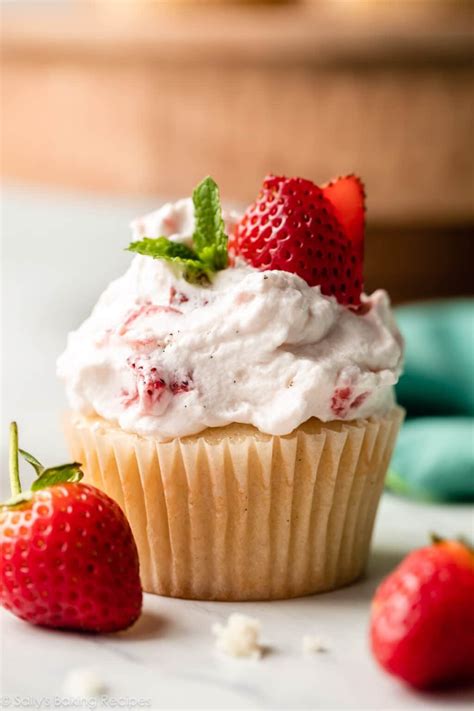 Strawberry Shortcake Cupcakes Sally S Baking Addiction