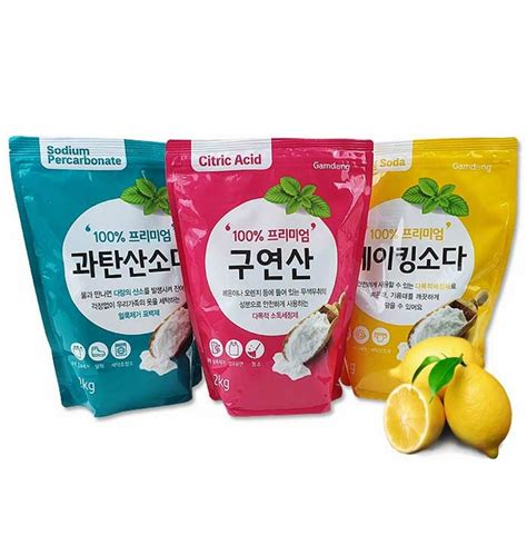 감동 베이킹소다 과탄산소다 구연산 2kg 티몬