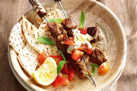 Lamb Souvlaki With Minted Tomatoes Recipes Au