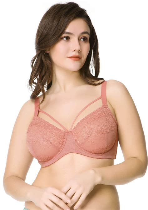 Strappy Bluepinklinen Sexy Unlined Underwire Bra Hsia