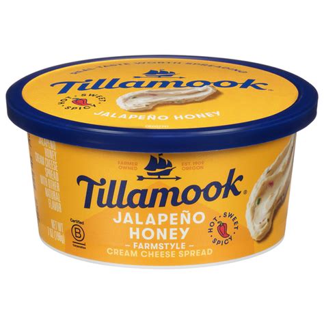 Tillamook Brick Jalapeno Honey Cream Cheese Fig App