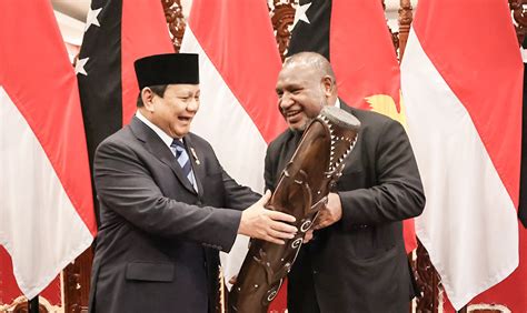 Infopublik Menhan Prabowo Terima Kunjungan Pm Papua Nugini Bahas Penguatan Kerja Sama Pertahanan