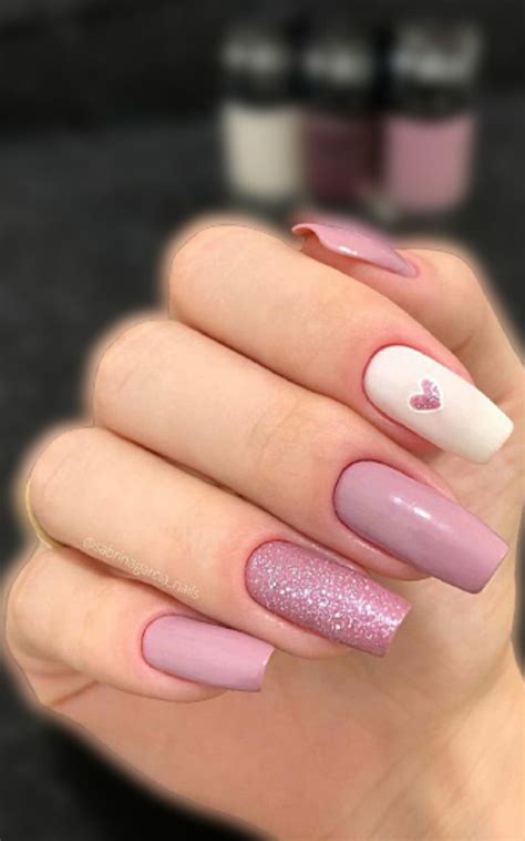 Uñas para los amantes in 2022 Work nails Pretty gel nails Long