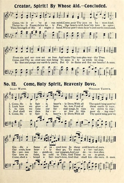 Hymns Of Pentecost Come Holy Spirit Come Hymnary Org Hot Sex Picture