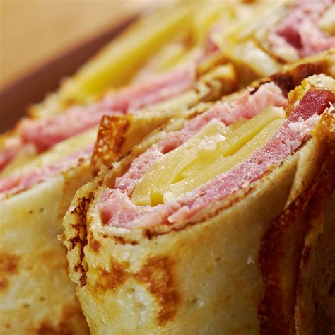 Recette Cr Pe Roul Es Au Jambon Et Fromage