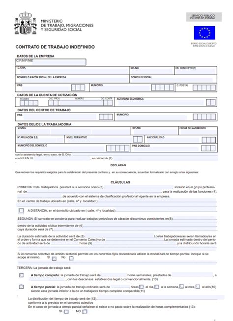 Contrato de trabajo indefinido En qué consiste Asesorías