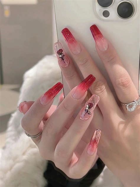 Douyin Nails Pretty Nails Really Cute Nails Blush Nails