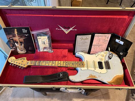 Fender Custom Shop 69 Reissue Stratocaster Relic Open Box Reverb