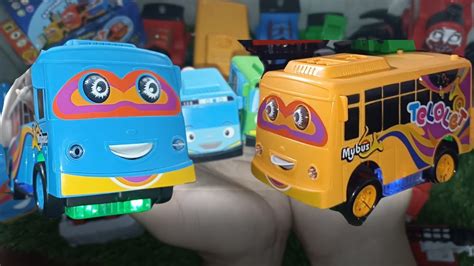 Unboxing Mencari Mainan Bus Tayo Robocar Poli Amber Helly Dan Roy